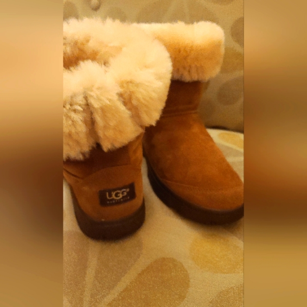 UGG Tan Shearling Boots